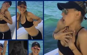 Anna Kournikova baila con su mascota al ritmo de Enrrique Iglesias