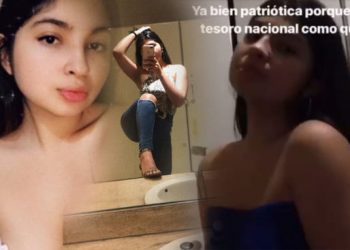 Filtran fotografías privadas de la Salvadoreña que bailó el Himno al estilo de Reggaetón