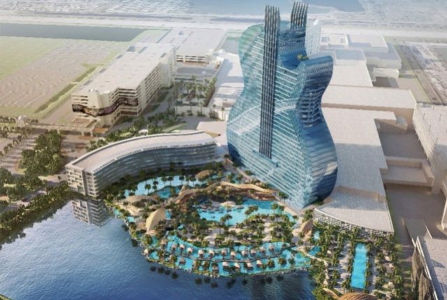 Inauguran hotel en forma de guitarra