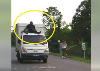 Hombre desfila como una princesa en Usulután