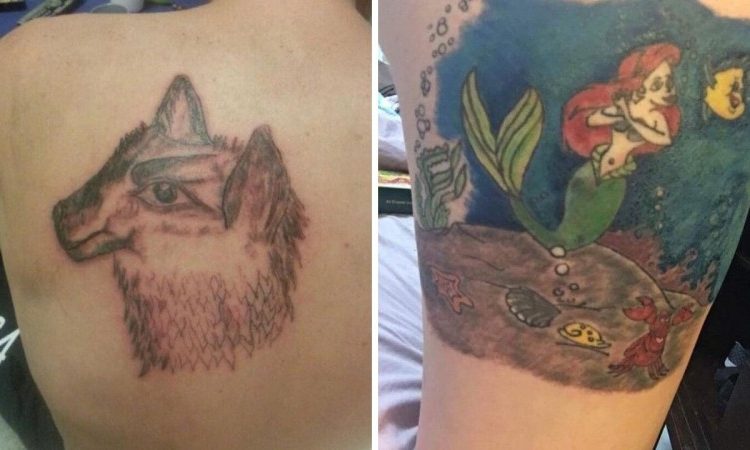 Personas que se hicieron tatuajes que dan vergüenza ajena