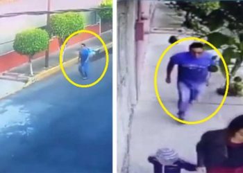 Captan el momento donde un hombre «manosea» a una mujer frente a su hijo
