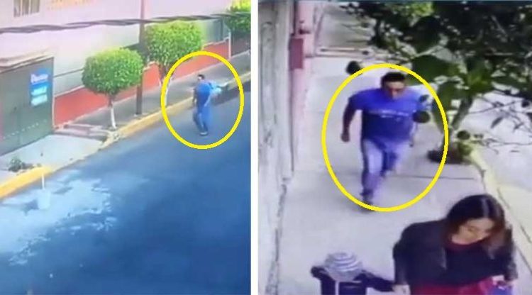 Captan el momento donde un hombre «manosea» a una mujer frente a su hijo