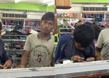 Padre ahorra monedas por años para lograr comprarle zapatos nuevos a su hijo