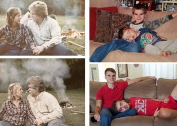 Personas que recrearon fotos antiguas de forma maravillosa