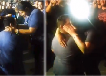 Joven le pide matrimonio a su novia en pleno concierto de Nicky Jam en San Salvador; «Cásate conmigo»