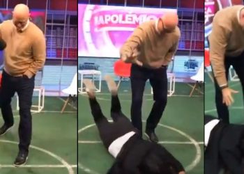 Por realizar reto viral de Tik Tok, presentadora salvadoreña deja los dientes en pleno set