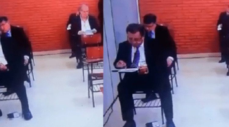 Captan a aspirantes a jueces de la Corte Suprema copiando en examen