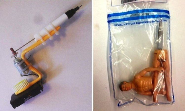 Objetos que nos demuestran la gran imaginación de algunos presos