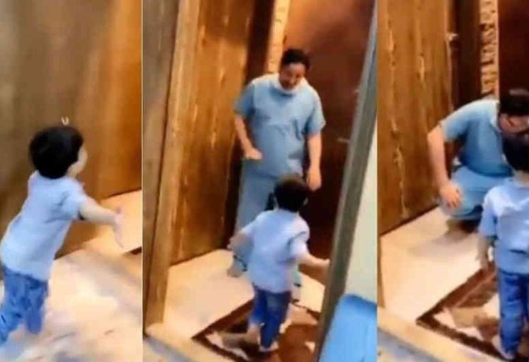 Médico llora luego de negarle un abrazo a su hijo para protegerlo de COVID-19