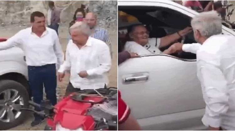 Presidente de México saludó de mano a la madre del “Chapo” Guzmán