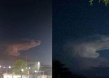 Se viralizan fotos de misteriosa nube llamada “La mano de Dios” en Brasil