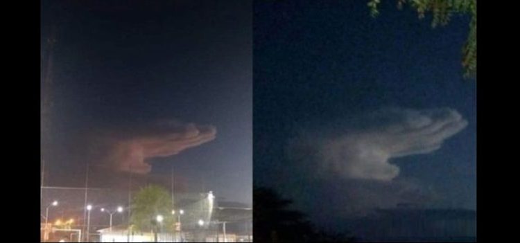 Se viralizan fotos de misteriosa nube llamada “La mano de Dios” en Brasil