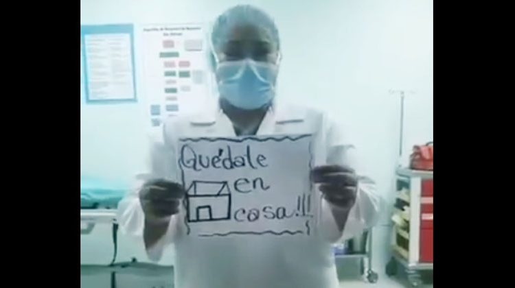 Médicos salvadoreños se unen al llamado, “Quédate en casa”