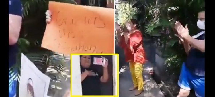 Vecinos animan a enfermera en Mejicanos: “Gracias Brenda, que Dios la cubra de esta peste”