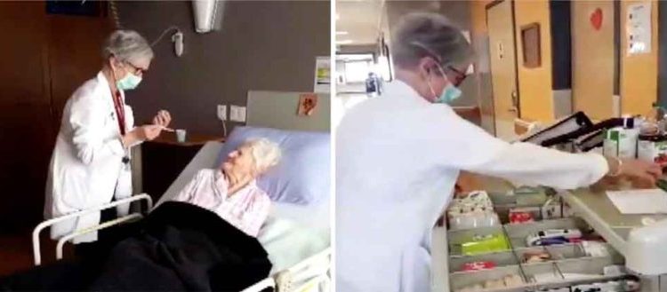 Enfermera retirada de 85 años se ofrece para ayudar a personas en centros de contención ante el coronavirus