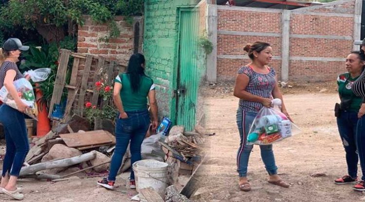 Sexy candidata a diputada se hace viral al ayudar a personas a prevenir el Covid-19