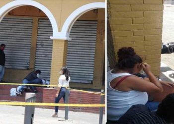 Mujer con 8 meses de embarazo se queda dormida tras pasarse de copas en el parque Libertad