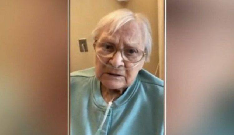 Abuelita de 100 años agradece a Dios por ser sanada de Covid-19