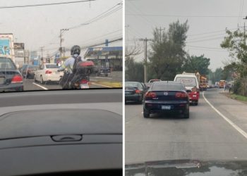El tráfico de El Salvador se desborda este lunes en plena Cuarentena Domiciliar por COVID-19