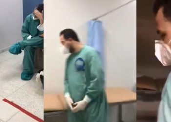 SALVADOREÑA DESCUBRE EN EL SEGURO SOCIAL A SU ESPOSO SIÉNDOLE INFIEL CON SU AMANTE EN PLENO CONSULTORIO
