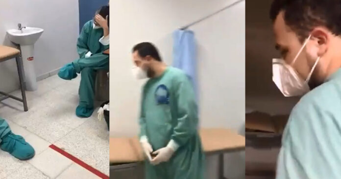 SALVADOREÑA DESCUBRE EN EL SEGURO SOCIAL A SU ESPOSO SIÉNDOLE INFIEL CON SU AMANTE EN PLENO CONSULTORIO