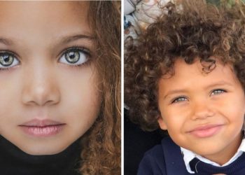 Niños que demuestran que en la mezcla está la belleza