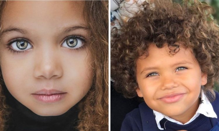Niños que demuestran que en la mezcla está la belleza