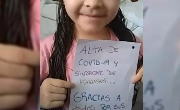 Niña de 5 años supera el COVID-19 y el síndrome de Kawasaki al mismo tiempo