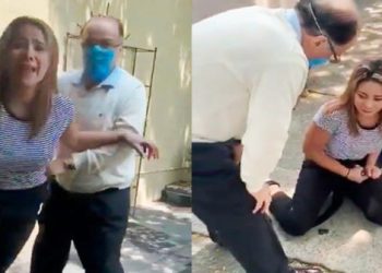 Exhiben a abogado mientras agredía a su mujer y le revocan su nombramiento