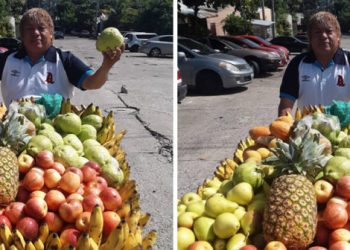 Chimbombin sale adelante con venta de frutas y verduras durante la pandemia