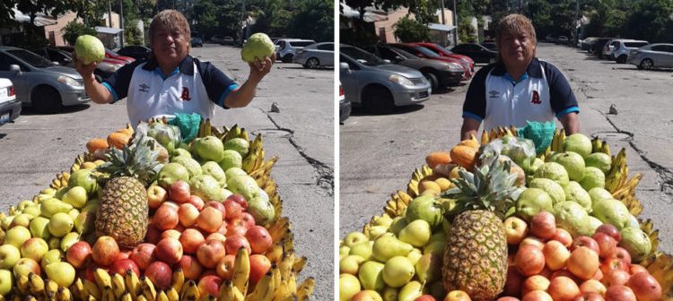 Chimbombin sale adelante con venta de frutas y verduras durante la pandemia