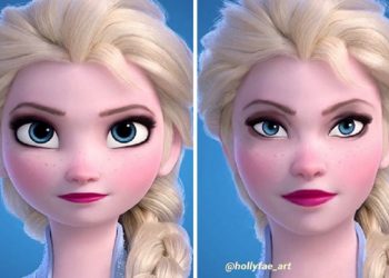 Una artista muestra cómo serían las princesas Disney con proporciones realistas