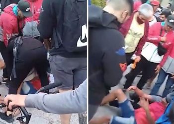 Una joven experta en ‘jiu-jitsu’ le enseña una dura lección a un ladrón que le arrebató el celular