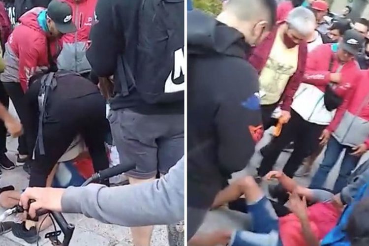 Una joven experta en ‘jiu-jitsu’ le enseña una dura lección a un ladrón que le arrebató el celular