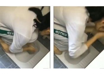 Niño es obligado por su entrenador a lavarse la cara con agua del inodoro por no limpiar bien el baño