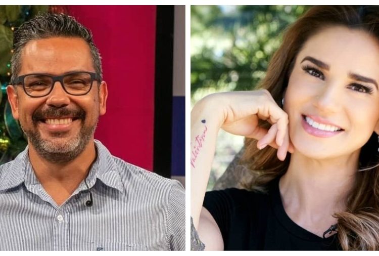 Con tierno beso, Roberto Acosta y Raquel Vargas gritan su amor a los cuatro vientos