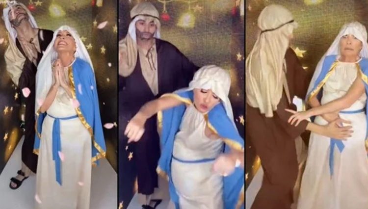 Criticaron a Yuri por bailar vestida de la Virgen María