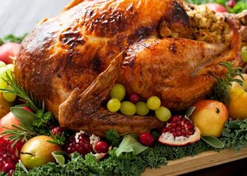 Un exquisito pavo frito para celebrar en estas fiestas navideñas