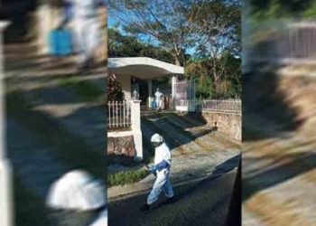 Bomberos auxilian a dos personas picadas por un enjambre de abejas