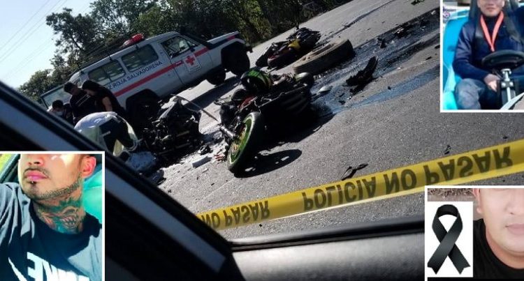 Ellos eran Rafa, Kevin y Arturo, quienes perdieron la vida en aparatoso choque sobre carretera a Sonsonate