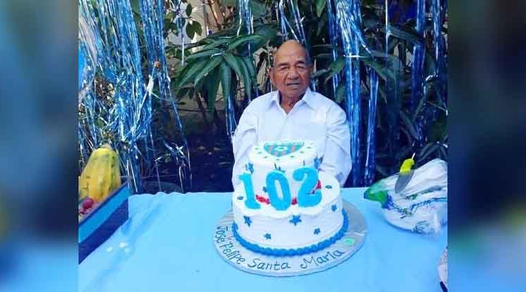 Nació en 1919 y en plena pandemia celebra sus 102 años de edad