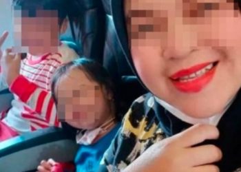“Adiós familia”: El video de despedida de mujer y sus hijos antes de subir en avión que cayó al mar de Indonesia