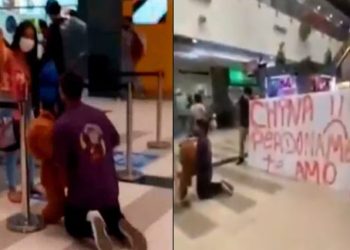 Joven se ‘mete’ con hermana de su novia y ella le destroza el peluche en su cara