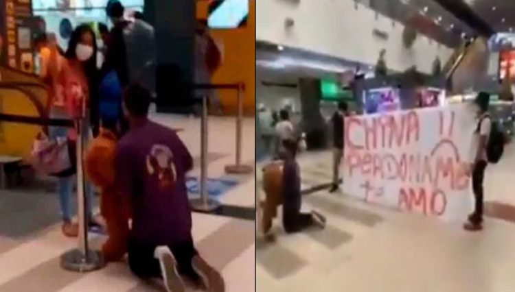 Joven se ‘mete’ con hermana de su novia y ella le destroza el peluche en su cara