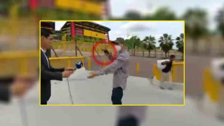 Asaltan a conductor de TV mientras trabaja y todo queda grabado
