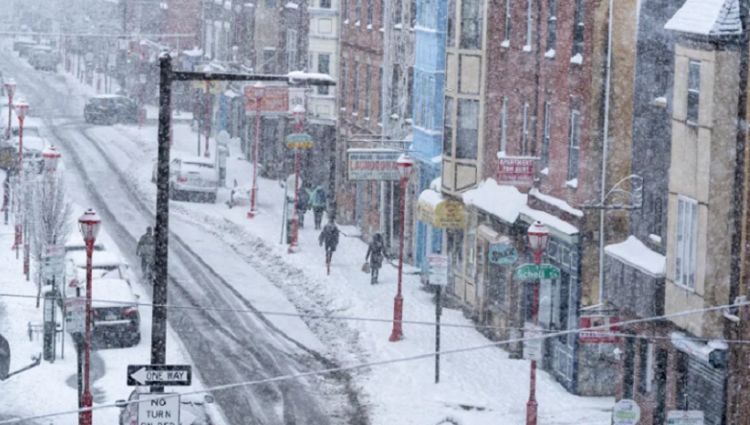 Mujer de Pensilvania muere por congelamiento durante tormenta de nieve