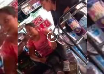 Busero es sorprendido muy cariñoso con otra mujer: “Así te quería hallar”