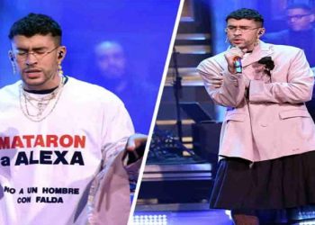Bad Bunny se une a la tendencia de las “faldas masculinas”