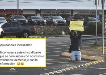 Empresa ofrece trabajo a joven que pedía una oportunidad laboral: Piden ayuda para localizarlo